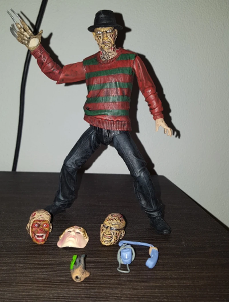 NECA 3D Friday 13th Jason Leatherface бензопила Чаки Майкл Майерс Фредди Крюгер это Pennywise Джокер фигурка игрушка кукла