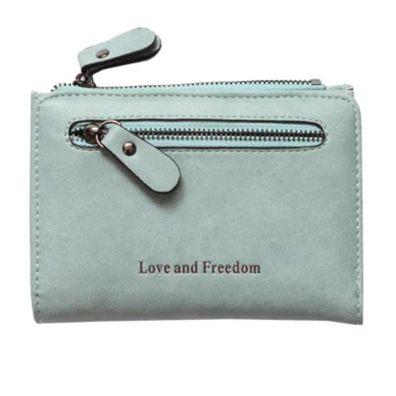 

Women'S Wallets Small Mini Safe Money Bag ID Credit Card Holder Coin Purse Solid Carteira Wallet Female
