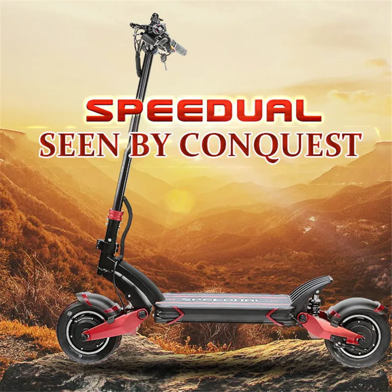 

Foldable Electric scooter Two wheel Speedual Electric Scooters 10 inch 52V 2000W Off Road Powerful Electric Bike For Adults