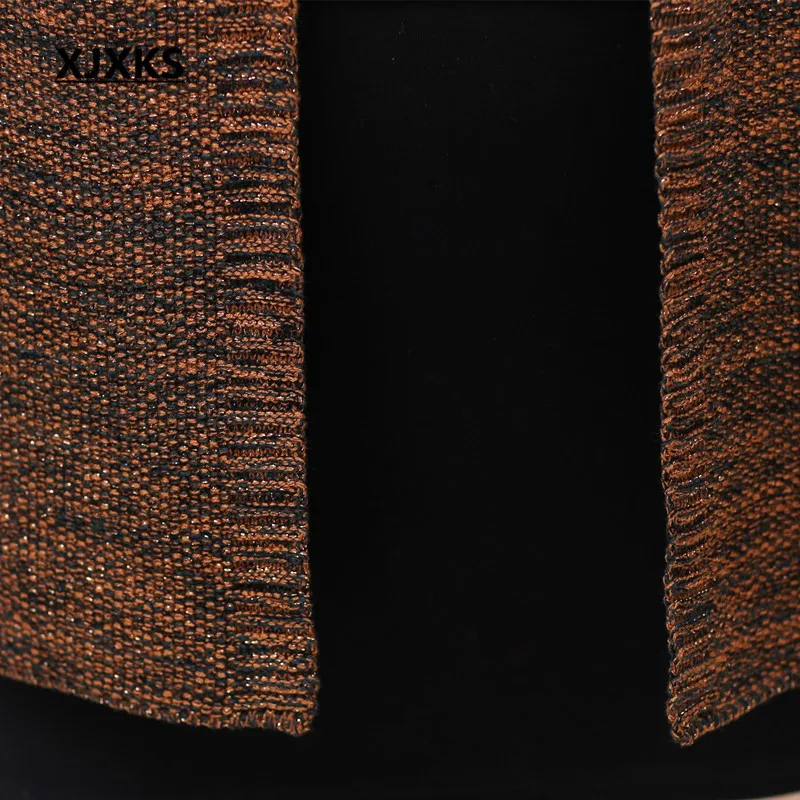 Marron De Tricoté bourgogne Automne Cardigan Xjxks Chandail Cachemire Col vert Printemps Lâche Taille Ladie Et gris 2018 Nouvelle Rond Femmes Grande 34RLq5jA