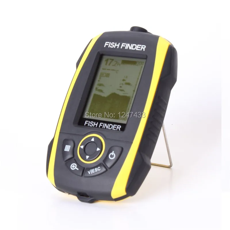 Hot Sonar Fish Finder 240ft/73M Depth Audible Fish Echo Built in