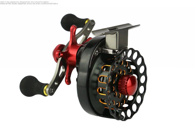 Pesca com Mosca Carretel de Pesca de Arremesso Jangada de Gelo de Metal Carretel de Pesca 4 + 1bb Roda Jangada Carretel Esquerda Direita 3.5: 1 Peche Fal-metal - 10 High Quality Esporte e Lazer