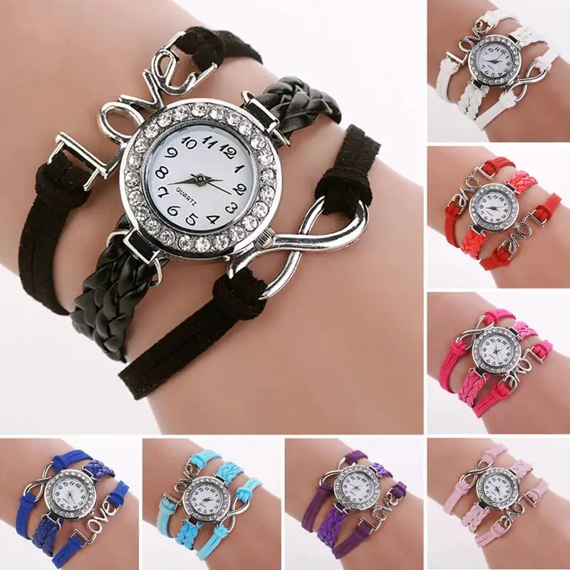 Модный бренд Роскошный кожаный браслет часы женские кварцевые часы повседневные часы женские наручные часы Relogio Feminino reloj mujer
