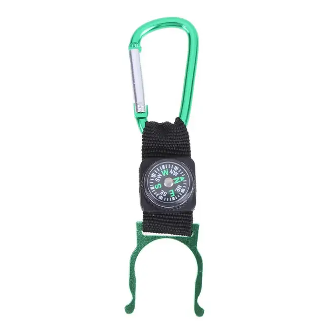 Outdoor Compass Water Bottle Holder clip Drinks Round Kettle Climbing ...