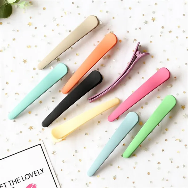 

Acrylic Frosted Duckbill Clip Hairpin Women Girls Hair Clips Bobby Pin Accessories For Girls Makeup Barrette Headdress Hairgrip