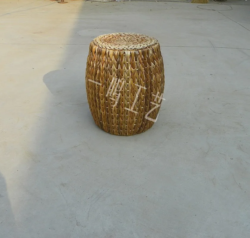 Ikea Pastoral Handmade Rattan Straw Banana Leaf Series Benches To