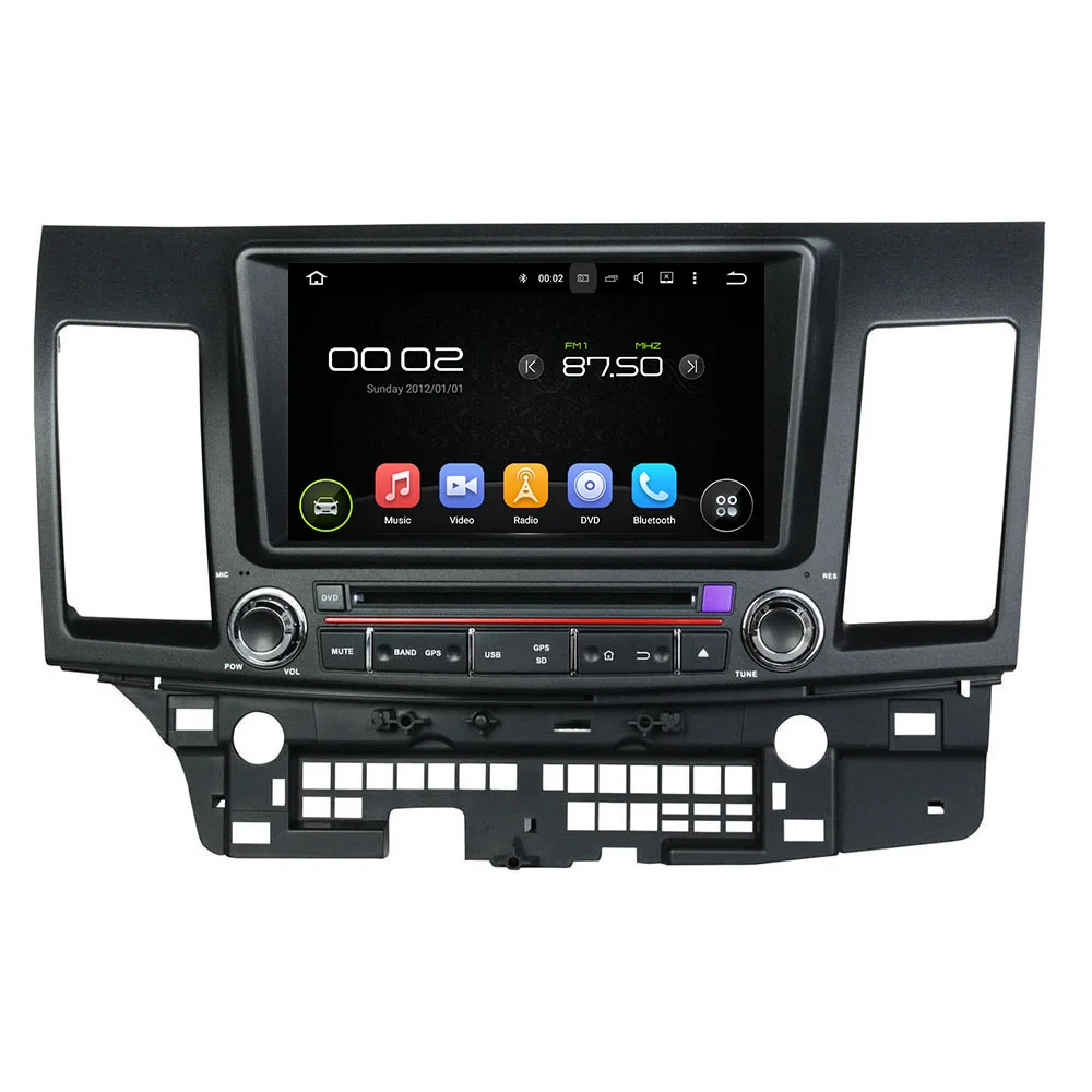 Discount KLYDE 8" 8 Core Android 8.0 For MITSUBISHI Lancer 2006-2012 Car Radio 2+16GB 4+32GB 4+64GB Multimedia Audio Stereo 1024*600 1