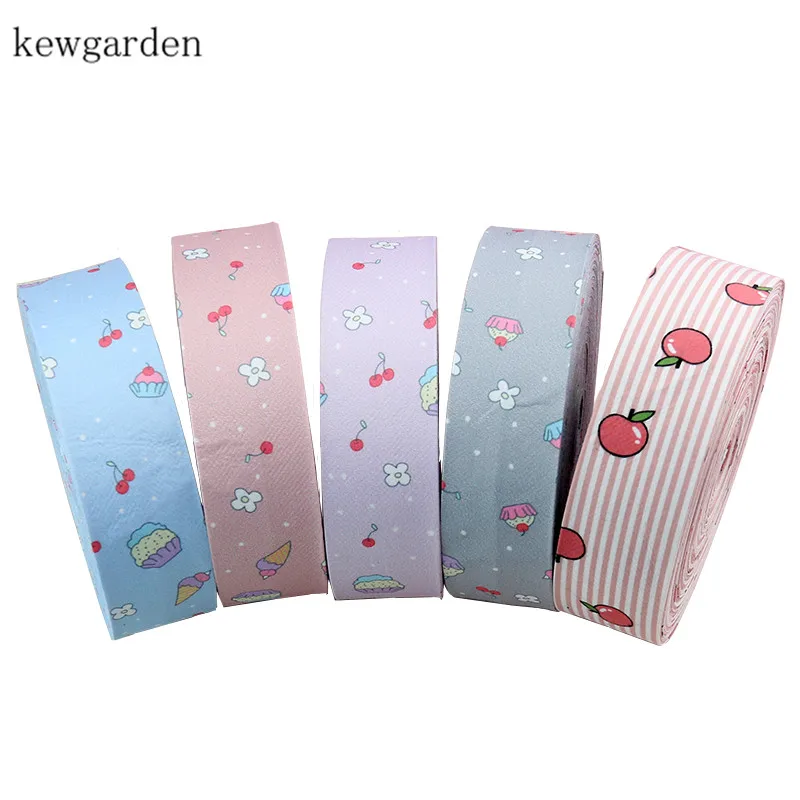 Kewgarden прекрасный десерт ткань многослойные тканевые ленты 40 25 10 мм DIY брошь бабочка лента для волос атласная лента вручную изготовленная лента 10 метров