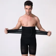 Мужской Пояс для коррекции тела, компрессионный корсет, пояс для похудения, фитнес пояс-корсаж, триммер, сжигание жира на животе, животик, Корректирующее белье