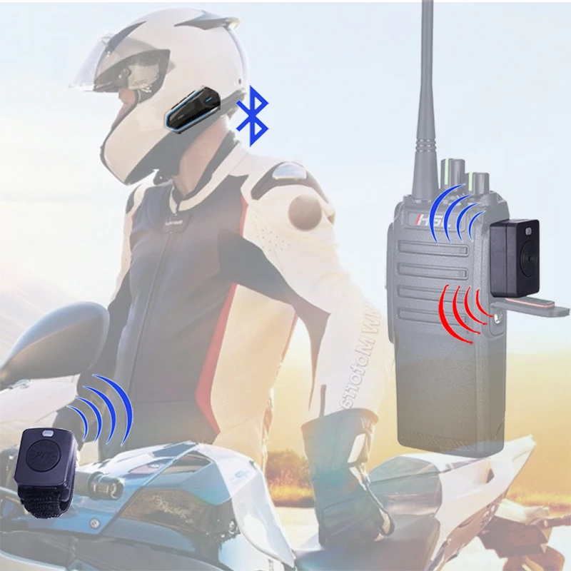 Bluetooth гарнитура Baofeng для мотоциклетного шлема|Рации| |