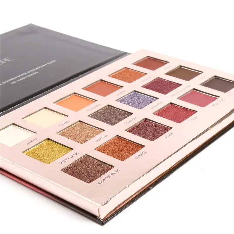 FOCALLURE Eyeshadow Palette 18 Colors Glitter Eye Shadow Easy to Wear