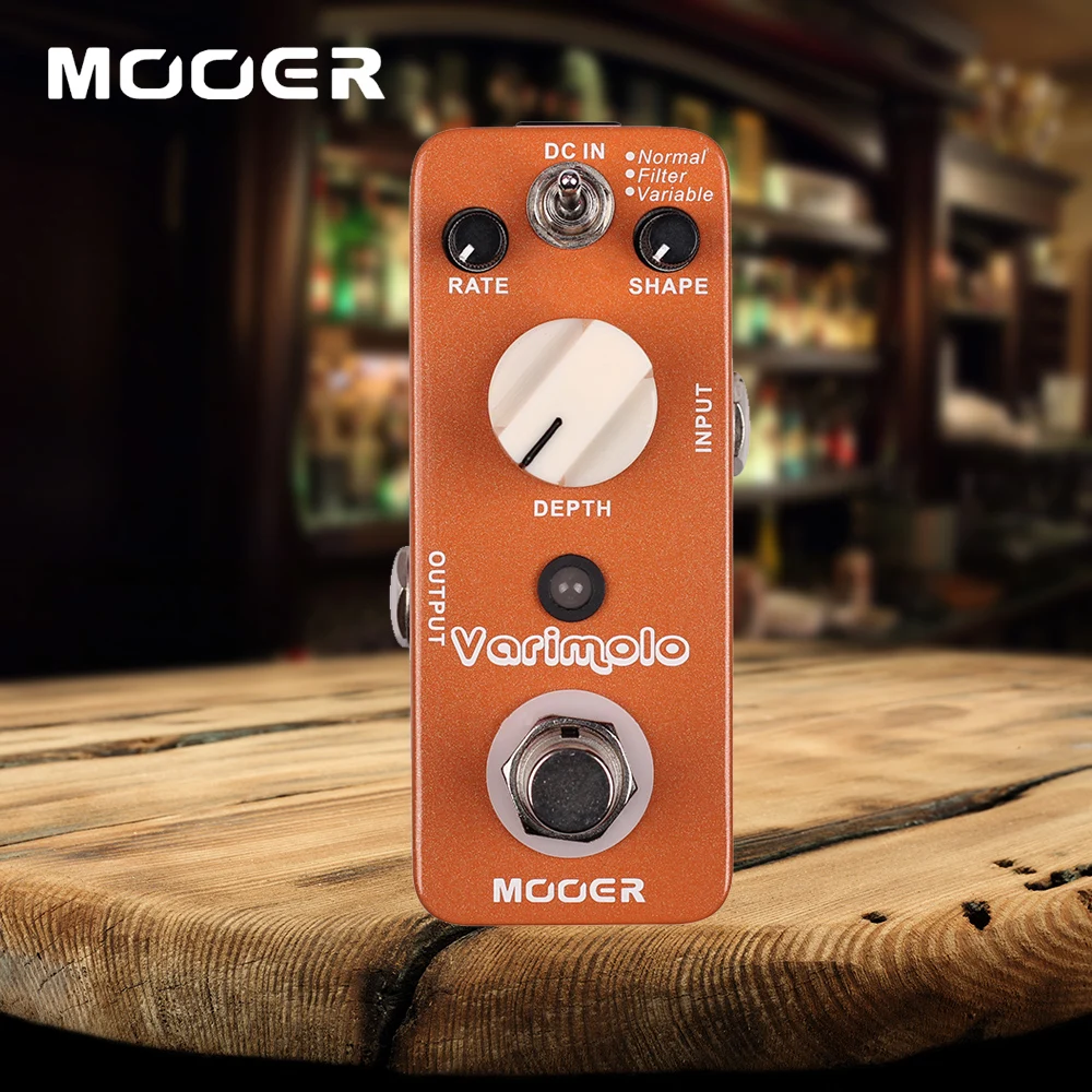 

Mooer Varimolo 3 Modes Normal/Filter/Variable Digital Tremolo Guitar Effects Pedal