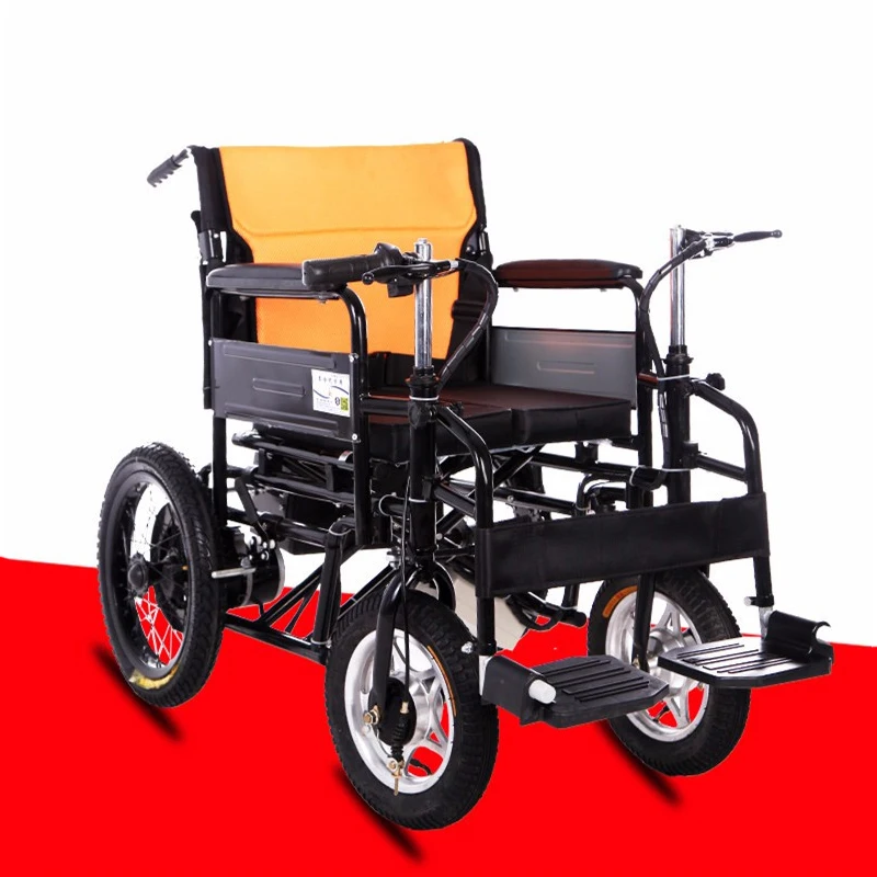 

Electric Handicapped Four-Wheel Scooter Old Man Scooter Free Shipping Collapsible Portable Lithium Battery High-End Wheelchair