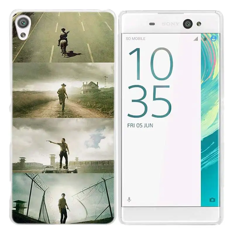 Чехол The Walking Dead H для sony Xperia XA XA1 X XZ Z5 Z1 Z2 Z3 M4 Aqua M5 E4 E5 C4 C5 Compact Premium жесткий прозрачный чехол для телефона - Цвет: 08