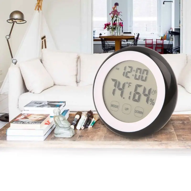 

Digital Thermometer Hygrometer Temperature Humidity Meter With Backlight