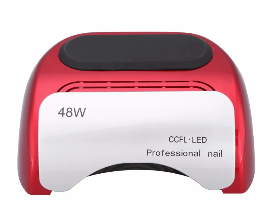 Conduziu a Lâmpada de Luz Secador de Unha Ferramenta com Ajuste do Temporizador Automático de Indução Conduziu a Lâmpada Secador de Unhas de Gel s de Gel 48 w uv 110-220 v 3 Beleza e saúde