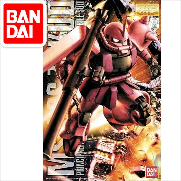 Оригинальный Gundam MG 1/100 модель MS-06S ZAKU 2 княжество зеон чар AZNABLE мобильный костюм