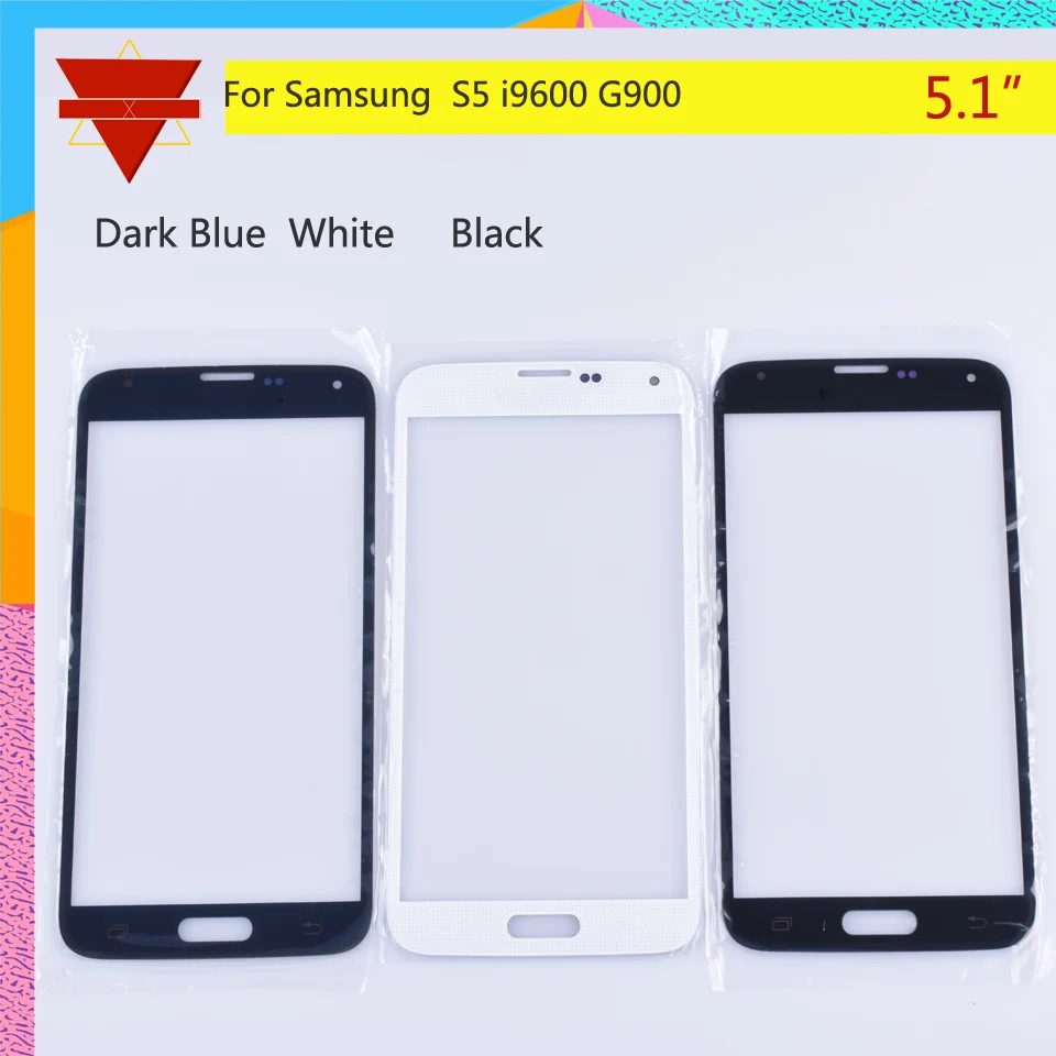 10 шт./партия для Samsung Galaxy S5 I9600 G900F G900H G900A G900 сенсорный экран передняя стеклянная