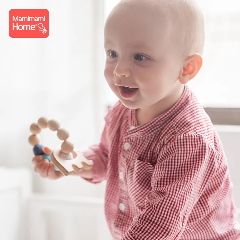 Mamihome 5 шт. органический Буковый Слон подвеска цепочка для соски пищевой класс