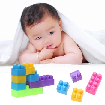 

46Pcs Mini Blocks Plastic Children Kid Educational Building Self-Locking Bricks Toy Plastic Block Set for Kids Gift
