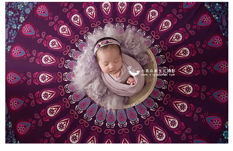 Фоновое одеяло для новорожденных, детское фото в этническом экзотическом стиле, одеяло, фоновая ткань, реквизит для фотосъемки