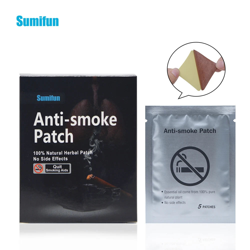 Sumifun курить патч курении кальяна на пластырь для прекращения 100% натуральный ингредиент курить буквенной печатью