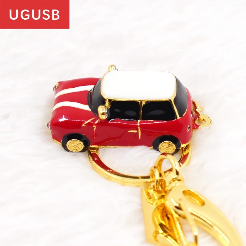 Mini car design keychain usb flash drive Jewelry pen drive pendrive usb