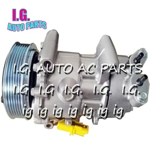 Компрессор кондиционера для PEUGEOT 206 307 для CITREON C3 98-09 авто компрессор кондиционера 9646273880 6453LH 6453GZ 9646273380 6453LN