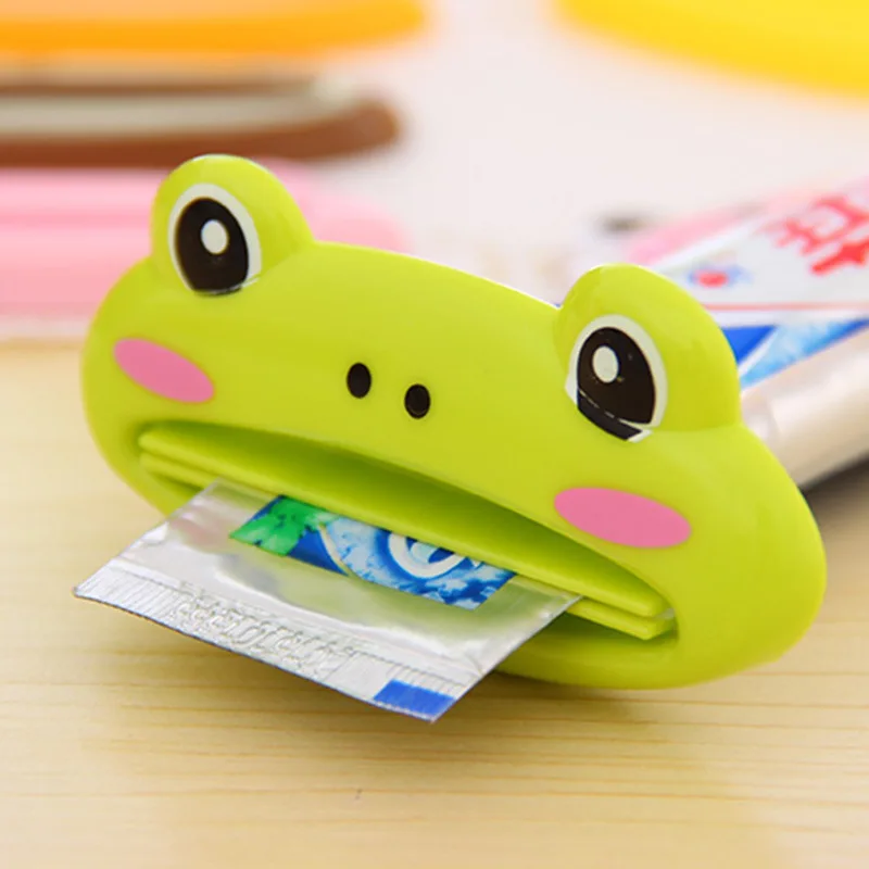 

Creative Bathroom Home Tube Rolling Holder Squeezer Easy Cartoon Toothpaste Dispenser Hot Sell Cute Toothpaste Squeezers Random