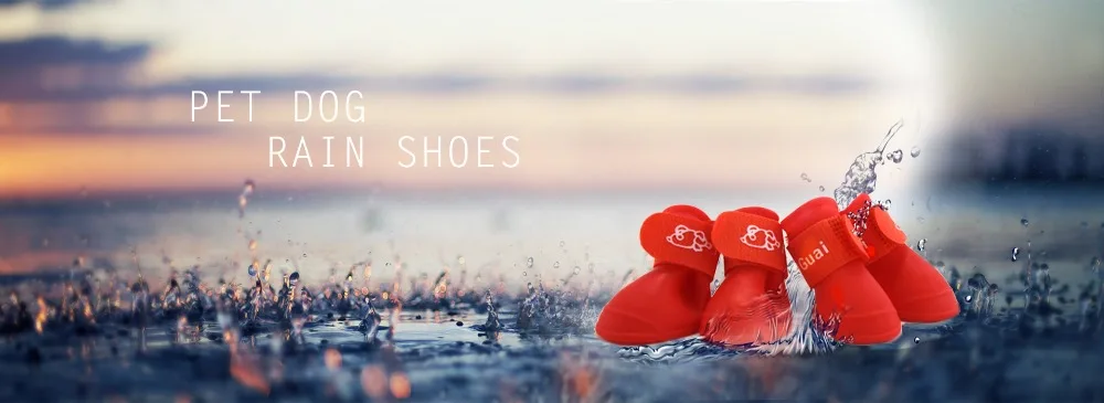 DRESSPET Pet Dog Rain Shoes