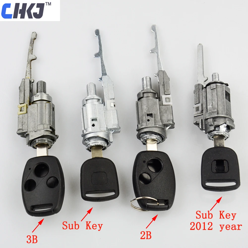 CHKJ для Honda сердечник замка зажигания Accord/Fit/New Civic/Odyssey/CRV цилиндры с 1 ключом