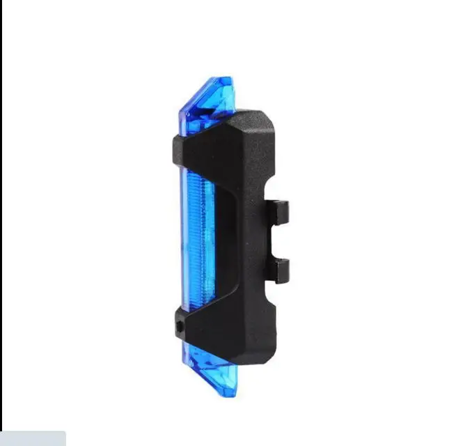 

5 LED USB Rechargeable Bike Bicycle Cycling Tail Rear Safety Warning Light HF