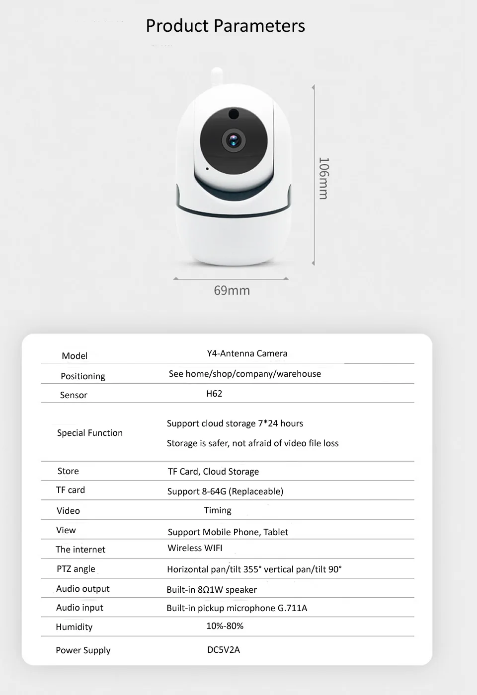 Wi-fi камера cloud storage. камера наблюдения ycc365 plus. 1080 p ptz ip камера wifi. камера видеонаблюдения ip видеоняня.