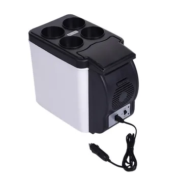 

12V 6L/8L Portable Mini Warming Cooling Vehicle Refrigerator Freezer Fridge Cooler Warmer Double For Car Auto Truck Camping 2020