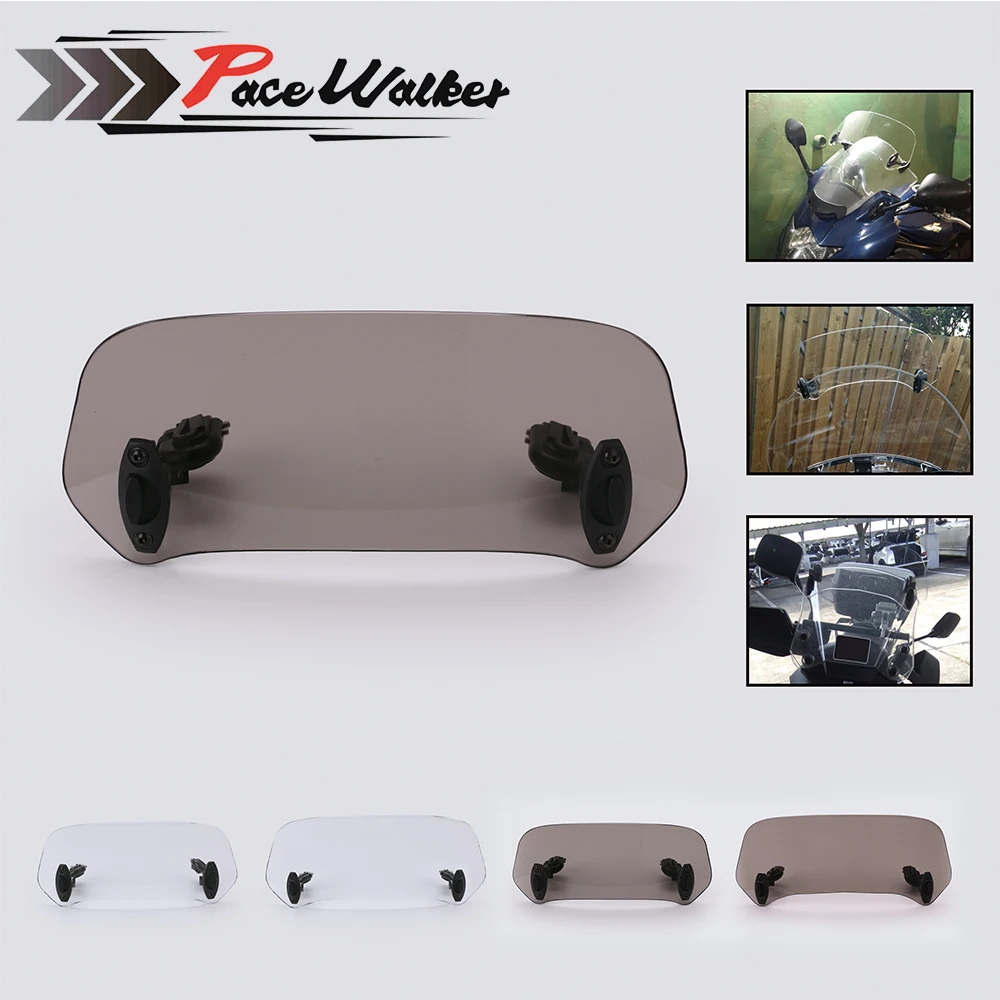 Универсальный Регулируемый Удлинитель на лобовое стекло мотоцикла спойлер