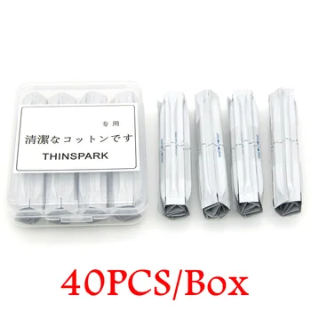 

Vape 40pcs Alcohol Swabs Clean Tool Double Head Cleaning Cotton Swabs For IQOS Cleaning Stick Electronic Cigarette