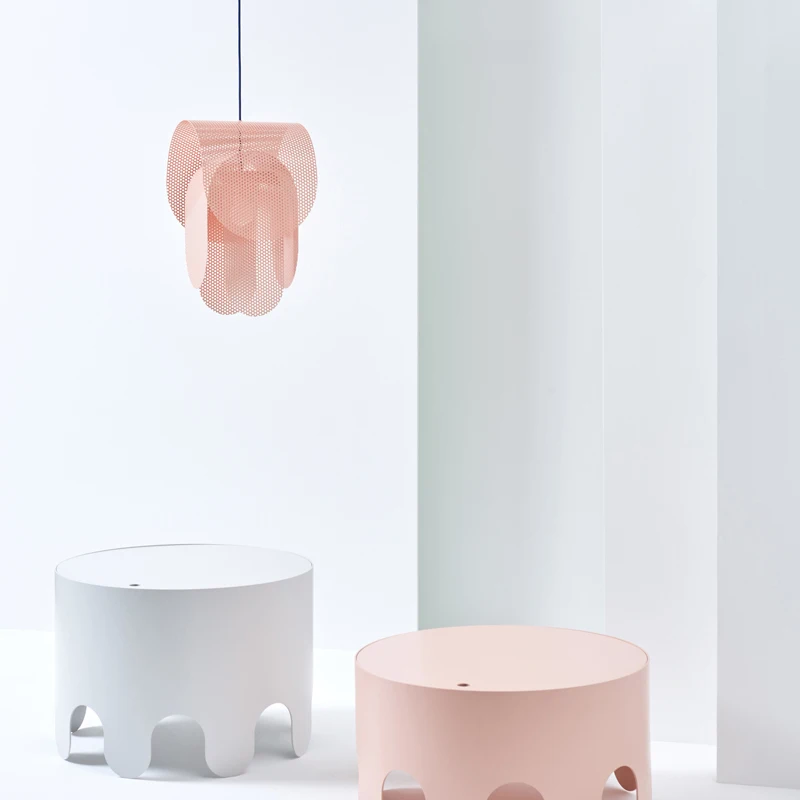 Подвесной светильник SUPERPOSE, скандинавский розовый простой подвесной светильник, E27, современный креативный подвесной светильник, дизайн «сделай сам» для спальни, гостиной