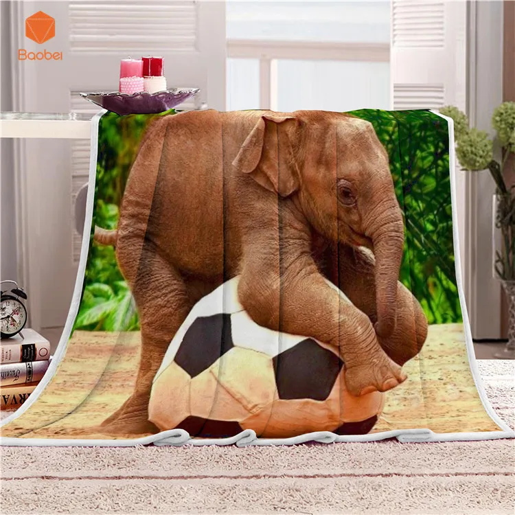 Buy Nap blanket Super Soft Elephant Velvet Plush Throw