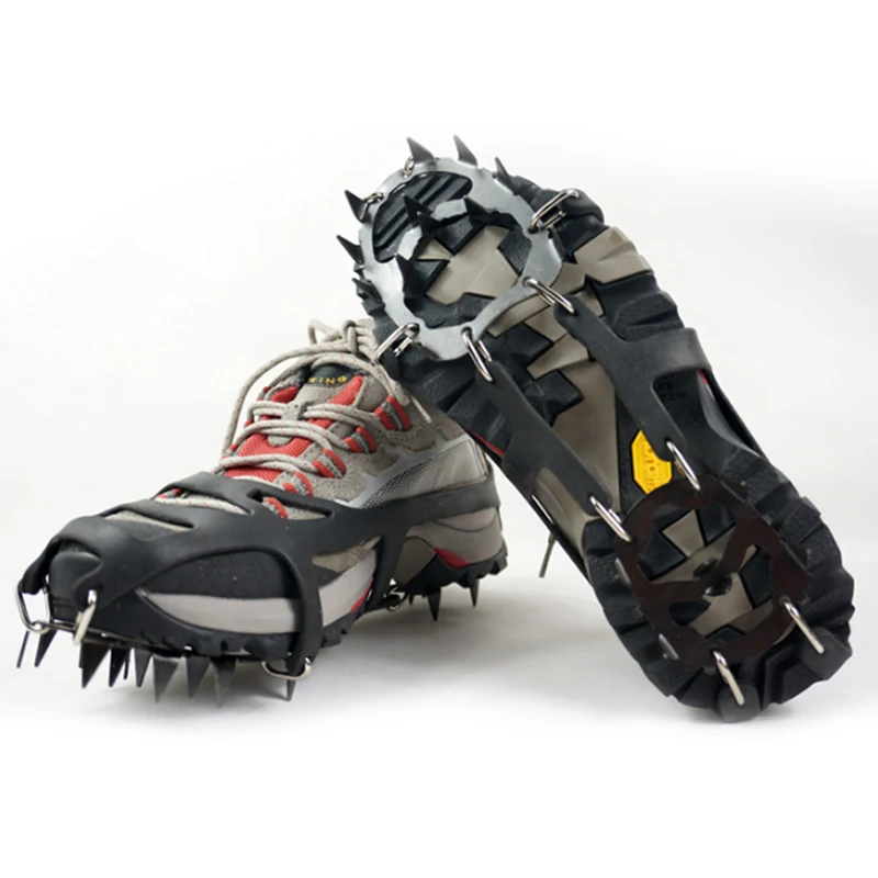 

High quality 18 tooth crampons outdoor climbing fishing snow skid shoe covers