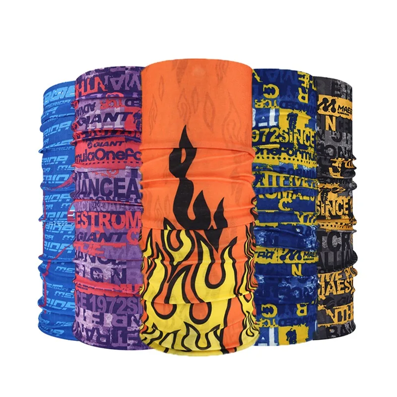 

2019 Outdoor Climbing cycling Scarves Skiing Fishing Windproof UV Protection Camouflage Bandana Face Mask Neck Scarves Wraps