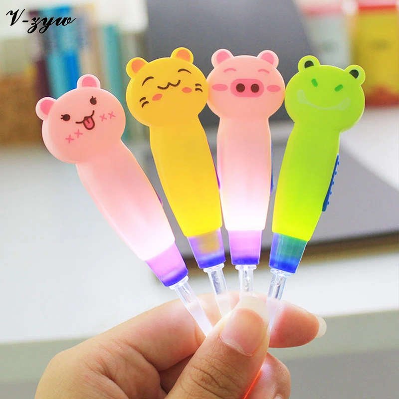 2016 New Cartoon Baby Care Syringe Ear Wax Remove LED Flashlight Ear Pick Cleaner Tool Curette