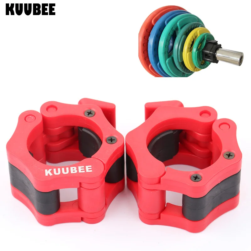 KUUBEEC 2" Lock Jaw collars standard barbell collars weight lifting