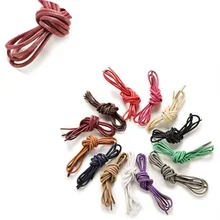 1 пара, 8 цветов, вощеные Цветные шнурки для кожаной обуви, обувь со шнуровкой круглые подвески, Ботинки martin, спортивная обувь, веревки, Лидер продаж
