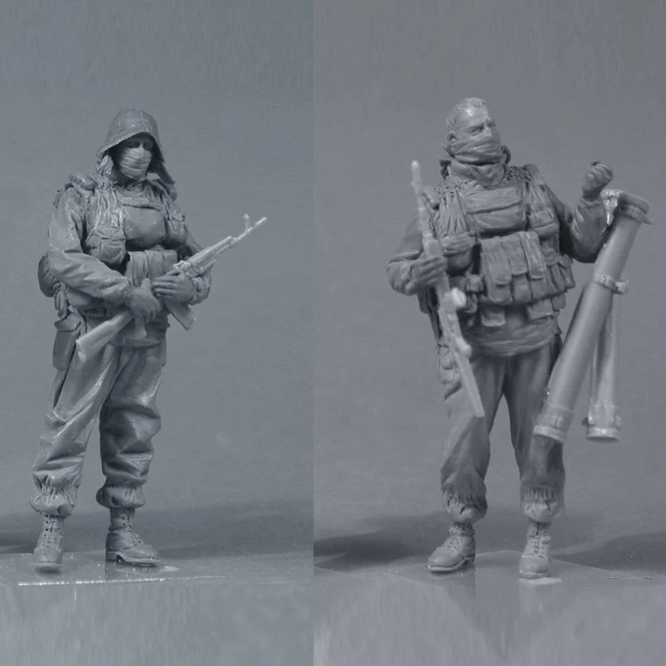 

Free Shipping 1/35 Scale Unpainted Resin Figure Special forces 2 figures collection figure