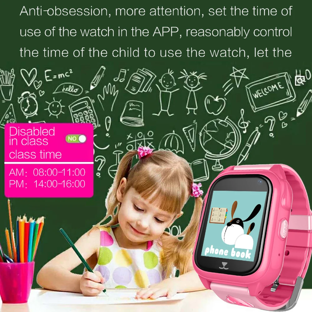 Смарт gps трекер SOS водонепроницаемый смарт-часы телефон дети ребенок локатор камера анти потеря монитор Совместимость IOS и Android