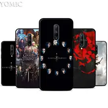 Game of Throne Silicone Case for Oneplus 7 7Pro 5T 6 6T Black Soft Case for Oneplus 7 7 Pro TPU Phone Cover