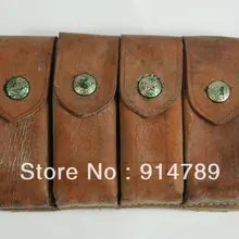 Излишки Второй мировой войны китайский KMT KUOMINGTANG армейский Маузер QUATERNATE кожаный чехол для патронов-33086