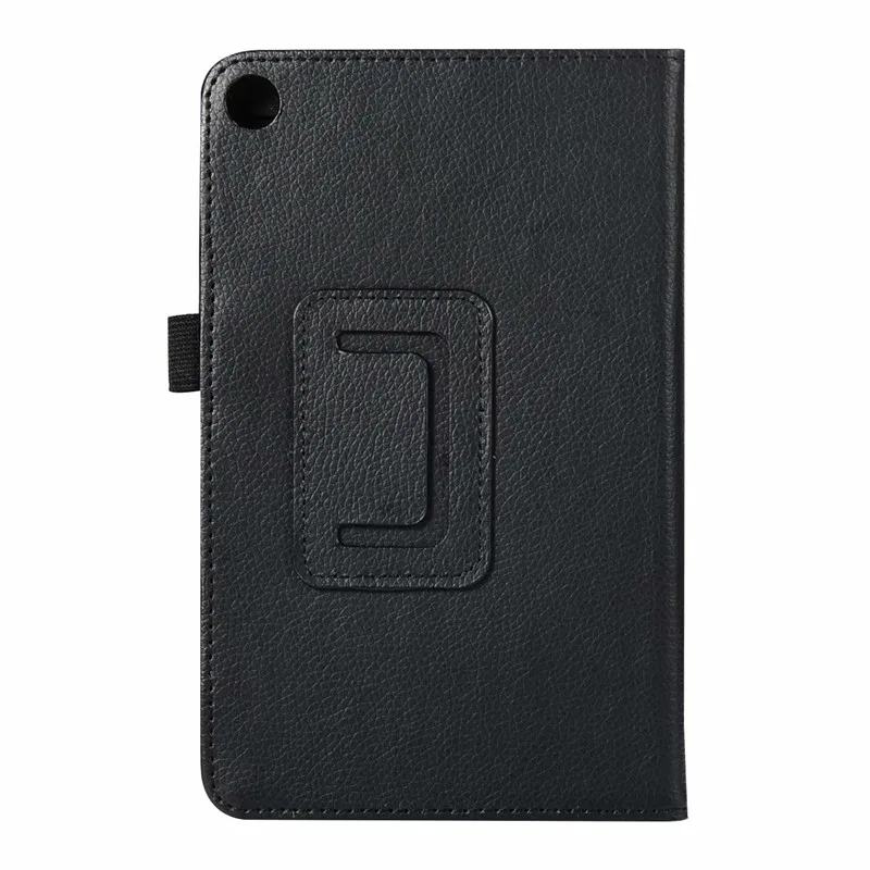 Бизнес личи из искусственной кожи чехол для Xiaomi mi Pad4 mi Pad 4 8,0 дюймов планшет Флип Стенд чехол для Xiaomi mi Pad4 mi pad 4 Чехол 8,0" - Цвет: black