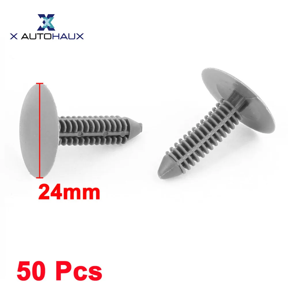 Buy X Autohaux 50Pcs 7Mm Hole Push Screw Rivet Panel