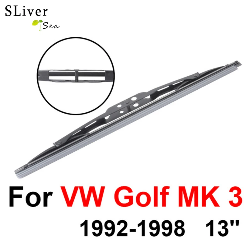 SLIVERYSEA Rear Windscreen Wiper No Arm For VW Golf MK 3 1992 1998 13